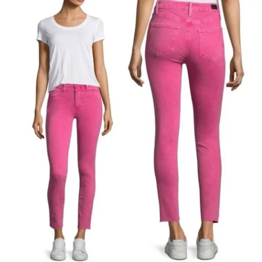 NWOT Paige Hot Pink Jeans